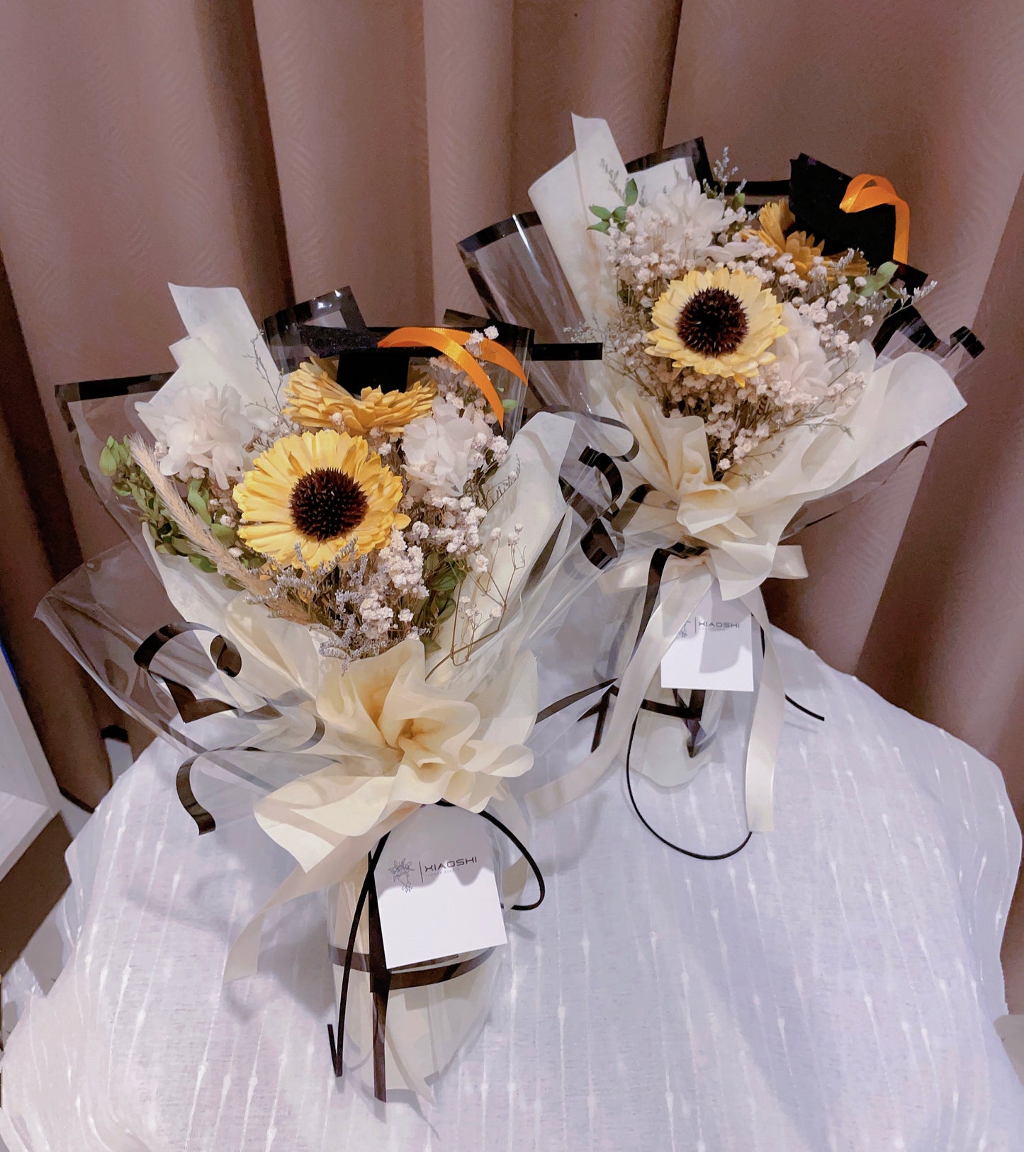 畢業向日葵乾燥花束