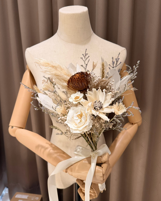 山茂堅乾燥花捧花