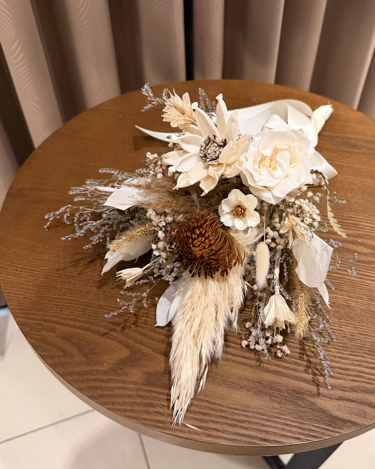 山茂堅乾燥花捧花