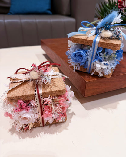 夾心蛋糕永生花禮
