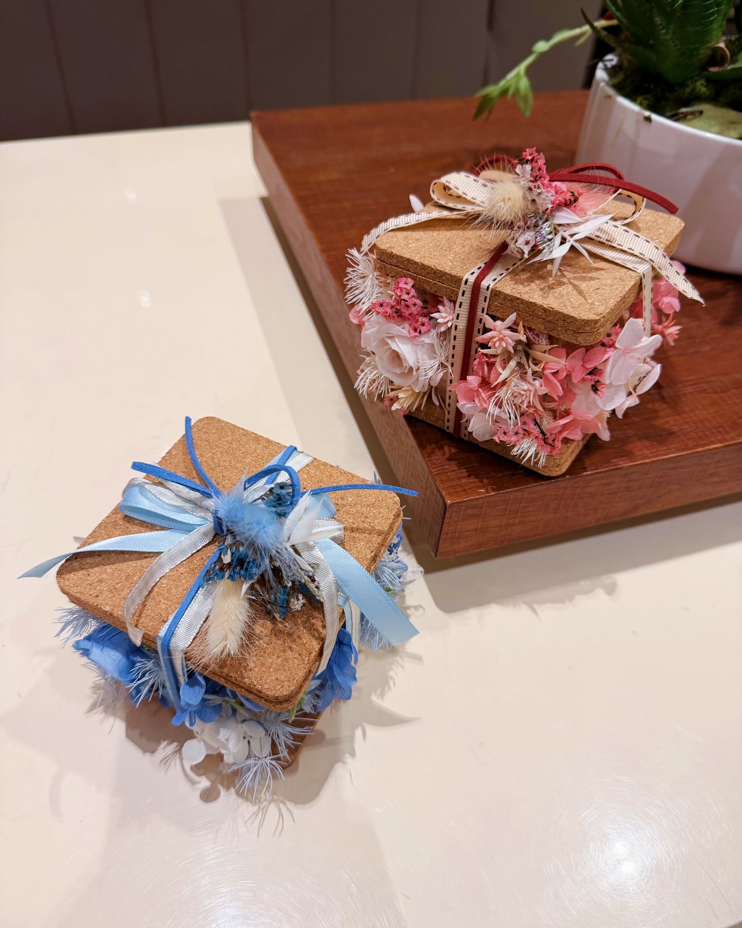 夾心蛋糕永生花禮