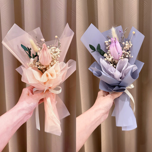 鬱金香永生花束