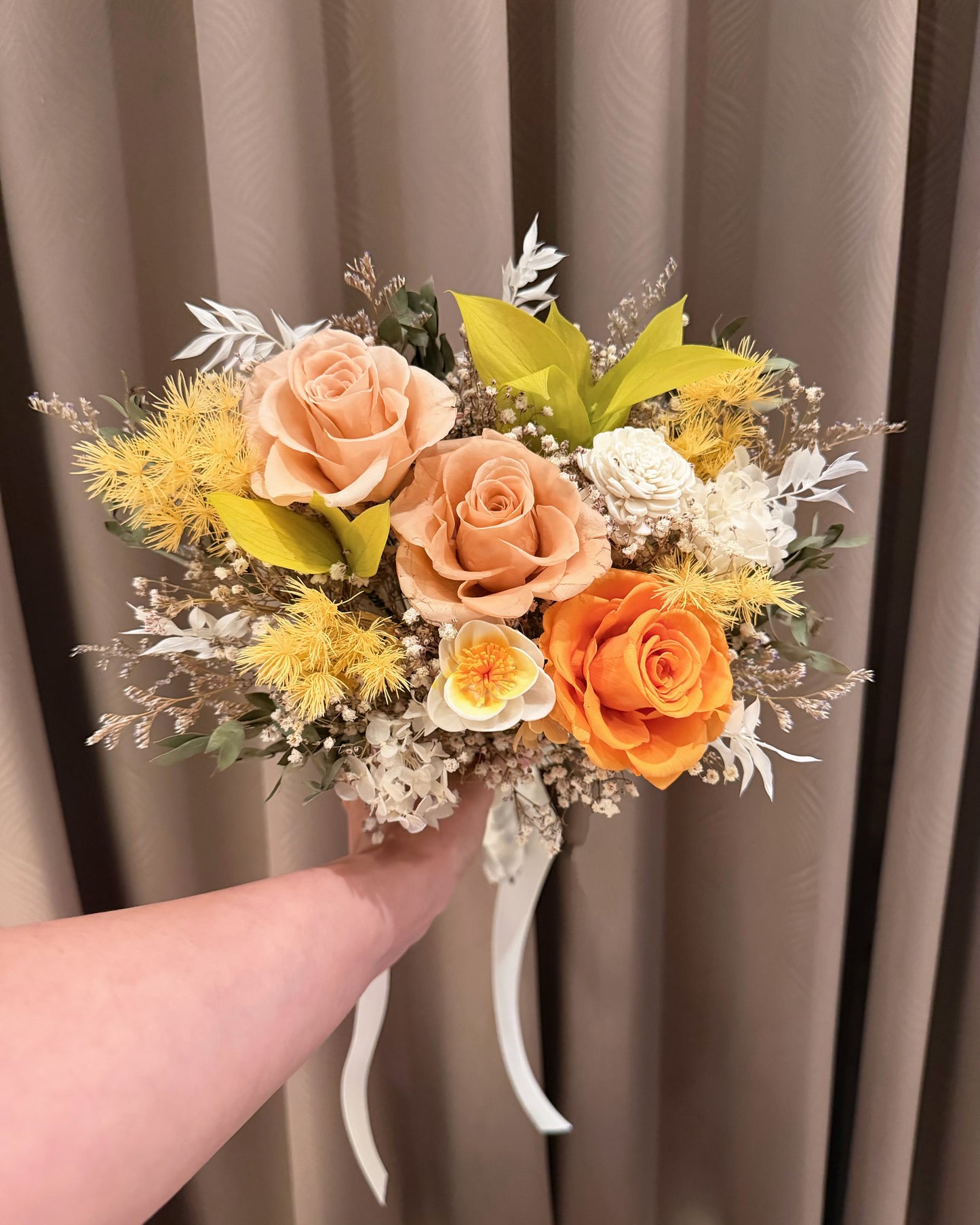 杏仁橘永生捧花